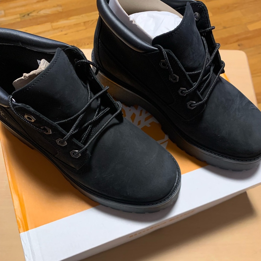 Timberland Black Rain & Snow Boots with Padded Collar